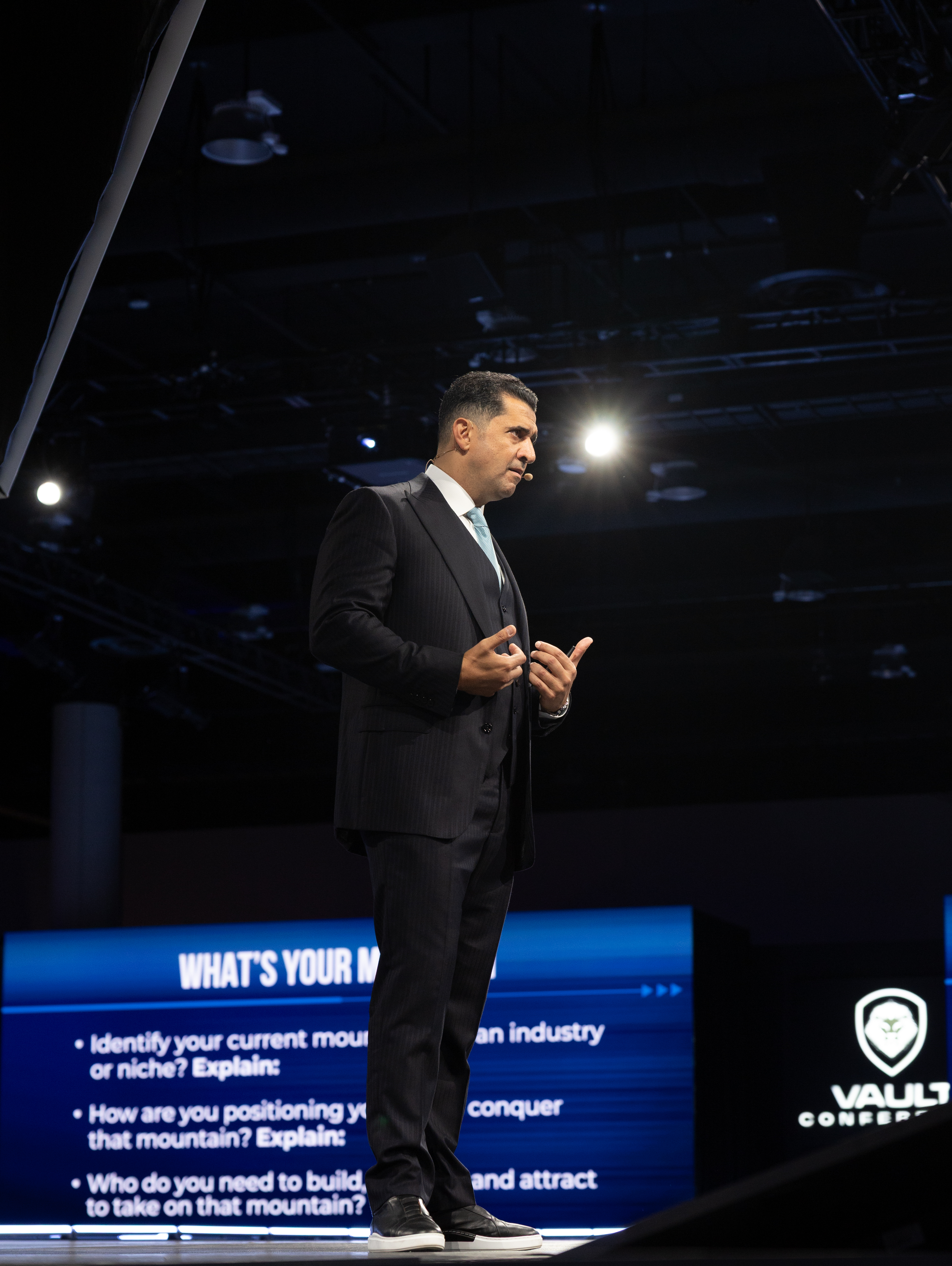 Bet-David Consulting live event stage