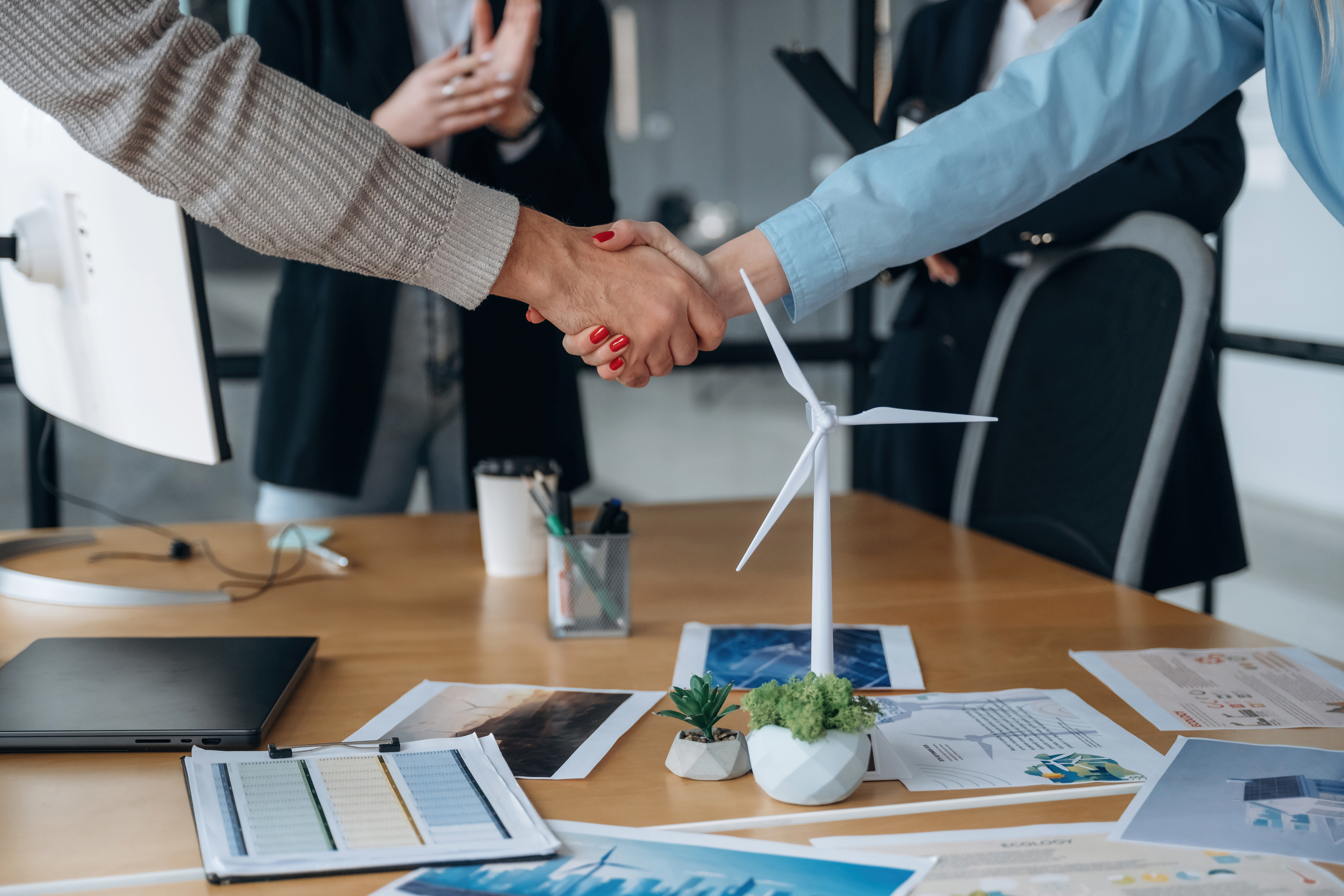 Deal making handshake