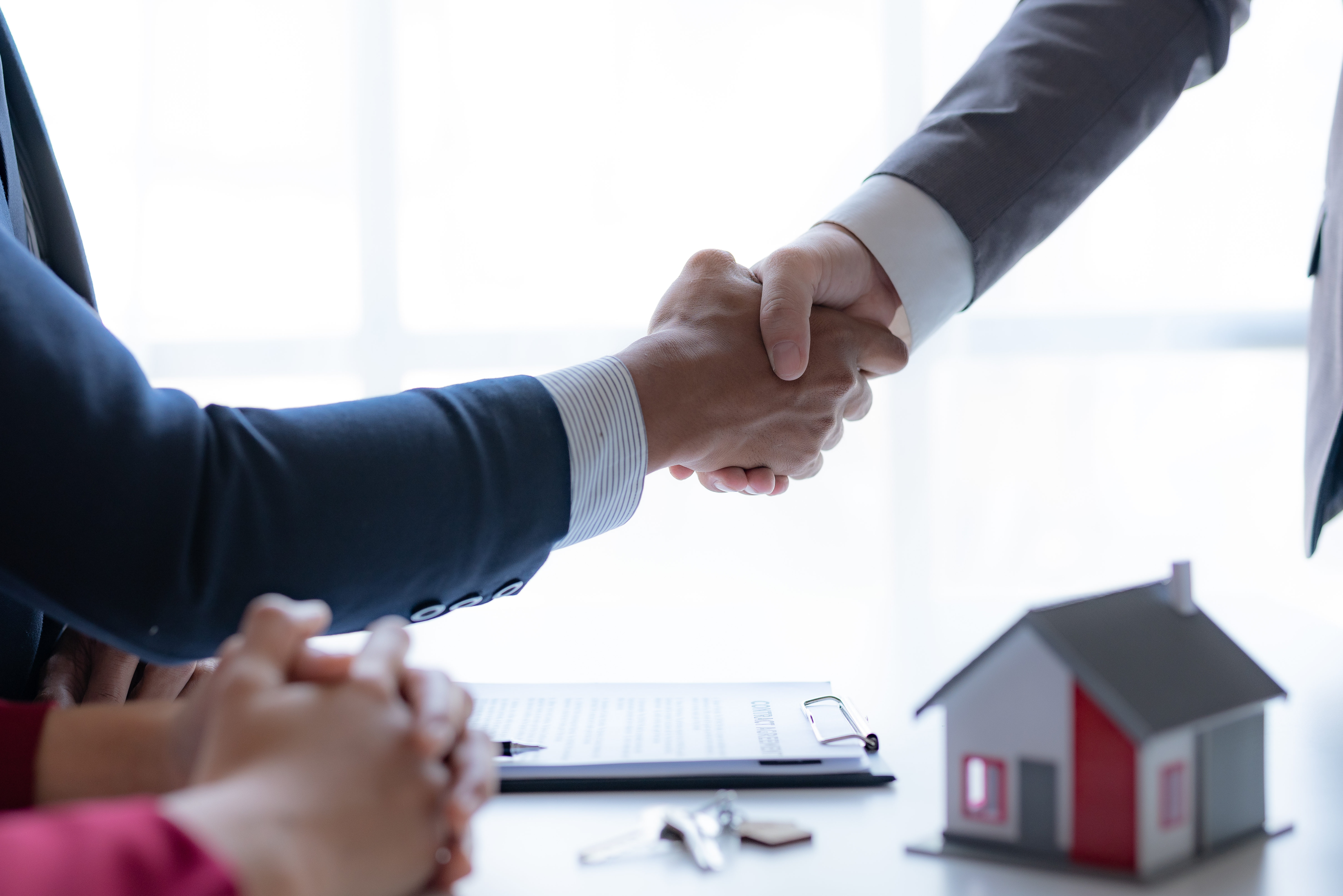 Real Estate Broker Handshake
